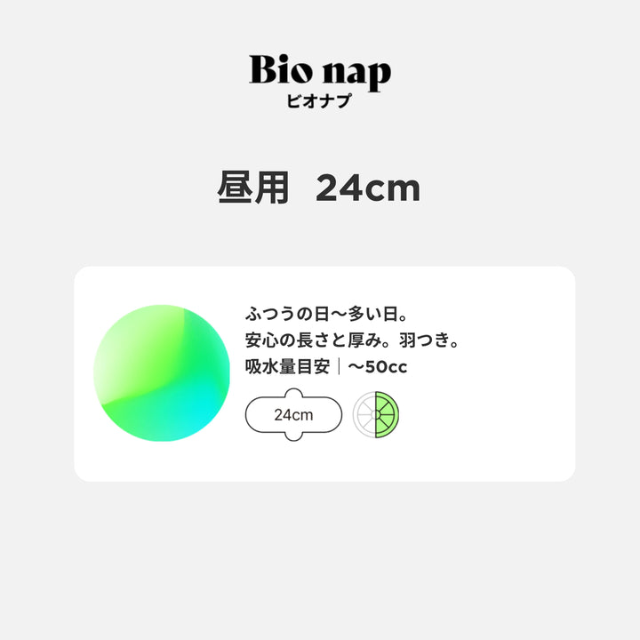 【limerime】 バンブーサニタリーパッド昼用 24cm 10個入