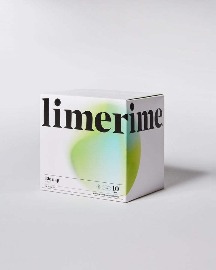 【limerime】 バンブーサニタリーパッド昼用 24cm 10個入
