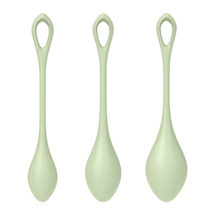膣トレ 膣トレボールセット Satisfyer Yoni Power 2 light green(ヨニパワー2ライトグリーン)