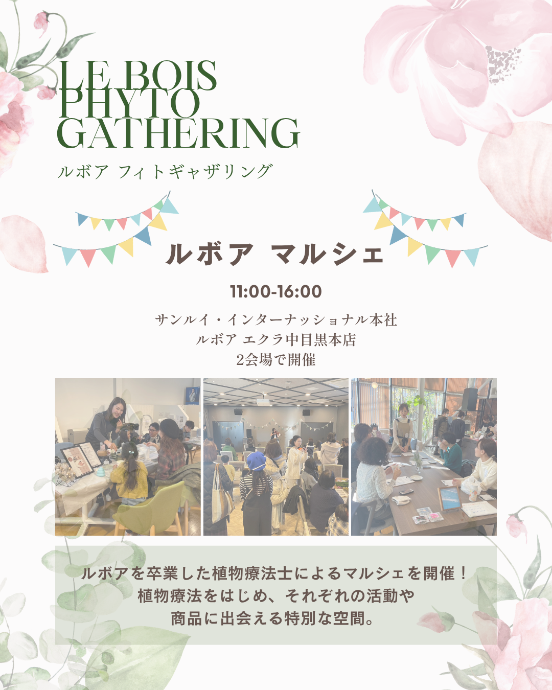 🚩10月4日（日）｜ PHYTO GATHERING フィトギャザリング   -植物と学び、人とつながる1日-