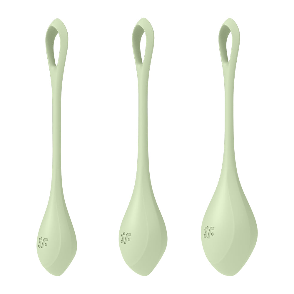 膣トレ 膣トレボールセット Satisfyer Yoni Power 2 light green